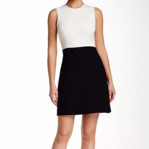 Theory raneid colorblock dress